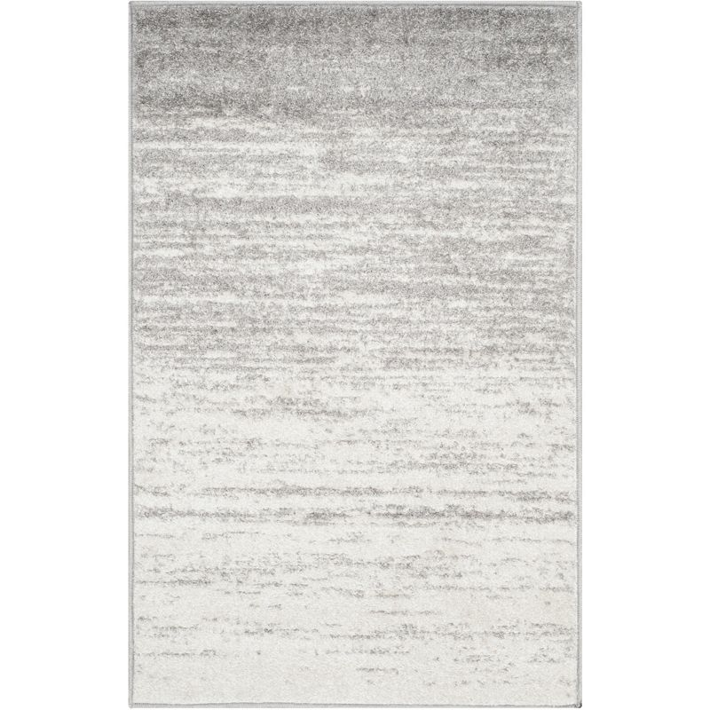 Adirondack ADR113 Non-Shedding Power Loomed Indoor Accent Rug - Ivory/Silver - 2'6"x4' - Safavieh