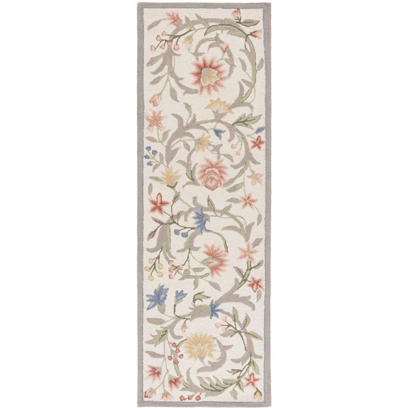 Chelsea HK248 Handmade Runner Rug - 2'6"x18' - Ivory - Safavieh