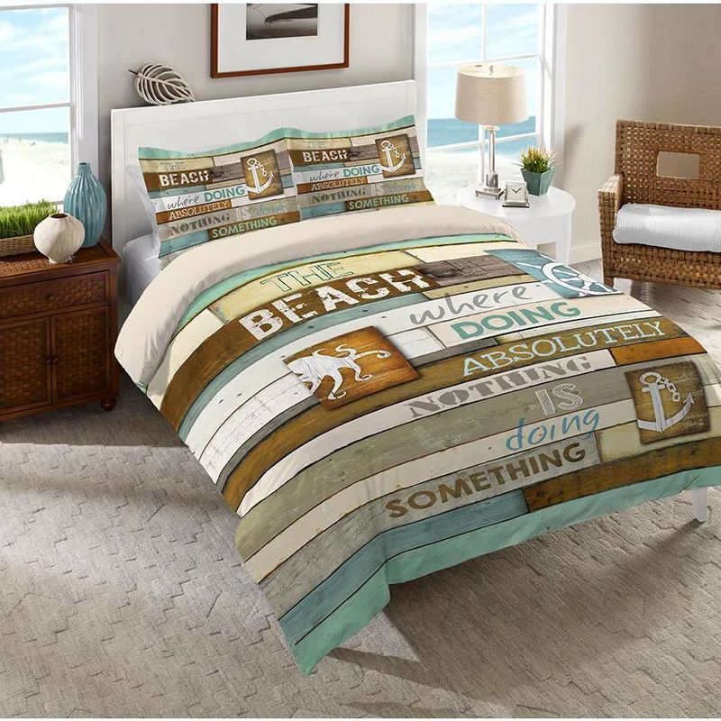 Laural Home Beach Mantra Comforter By Laural Home