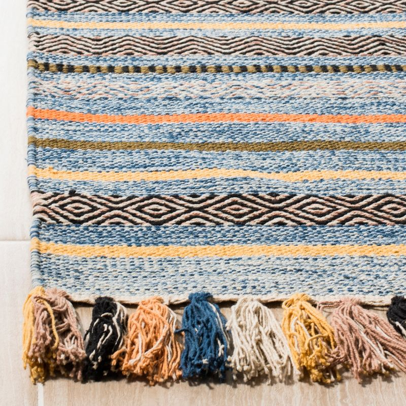 Montauk MTK901 Hand Woven Area Rug - Blue/Multi - 5'x8' - Safavieh.