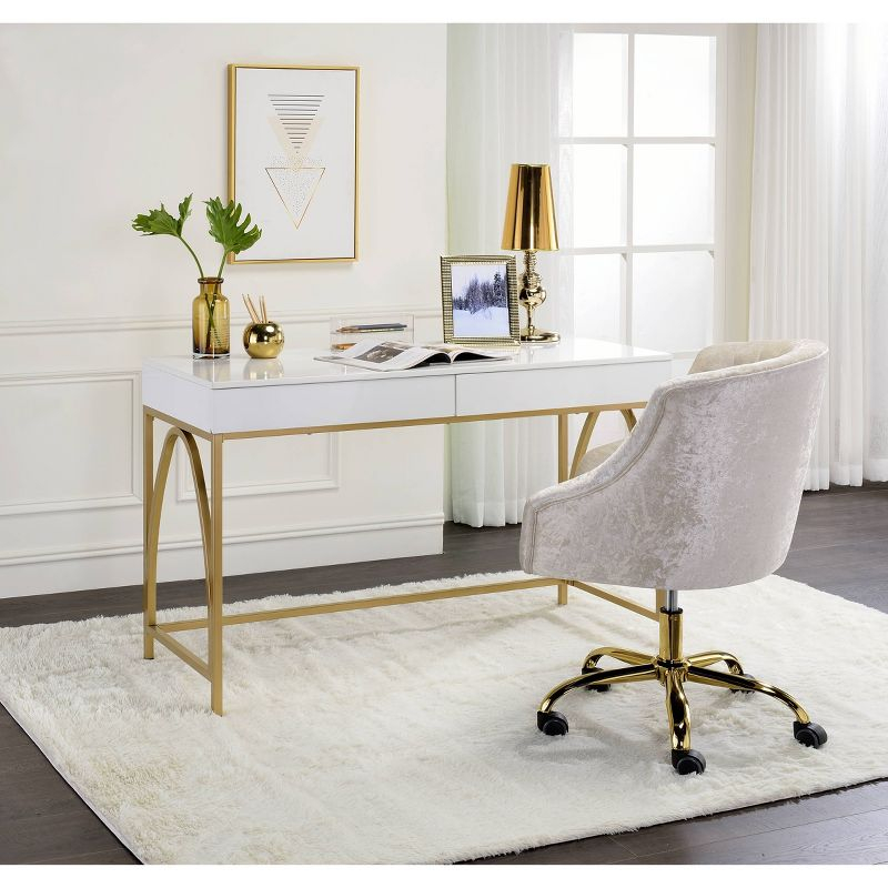 ACME Furniture Metal Base Writing Desk