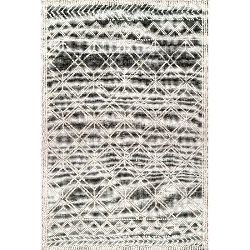 Nuloom Contemporary Trellis Natti Indoor Area Rug, 6' x 9', Gray
