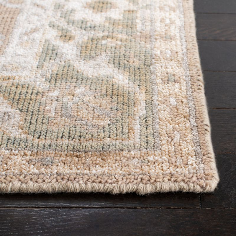 Maharaja MHJ256 Hand Knotted Area Rug - Putty/Grey - 8'x10' - Safavieh.