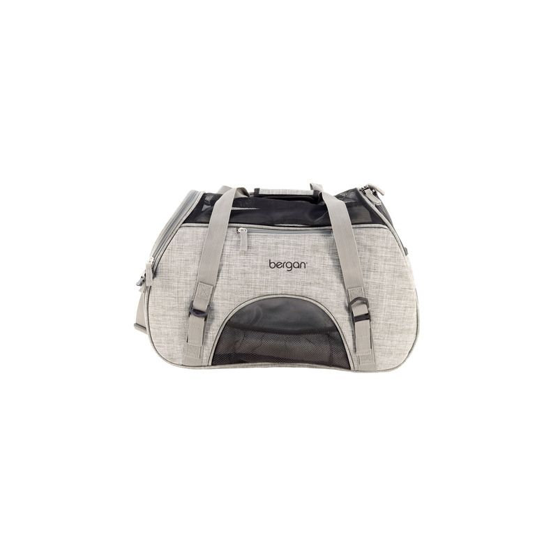 Coastal Pet Bergan Comfort Carrier - Heather Grey Large (19 x 10 x 13 Inches)