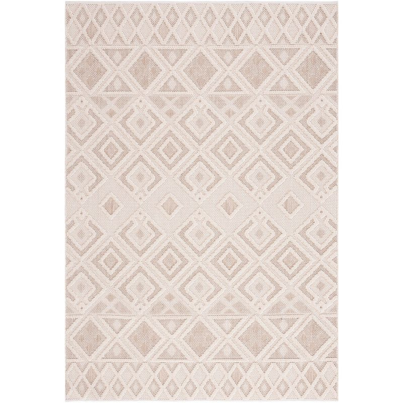 Global GLB404 Power Loomed Indoor Area Rug - Beige/Ivory - 8'x10' - Safavieh