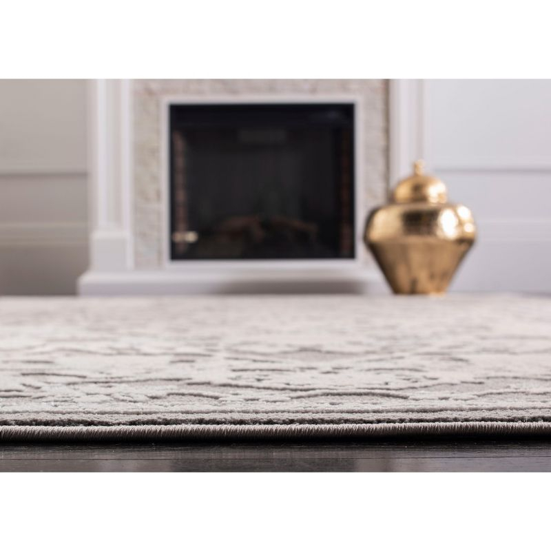 Reflection RFT665 Power Loomed Indoor Area Rug - 12'x18' - Creme/Ivory - Safavieh