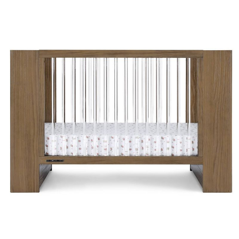 Delta Children Aerin 4-in-1 Convertible Crib - Aged Oak
