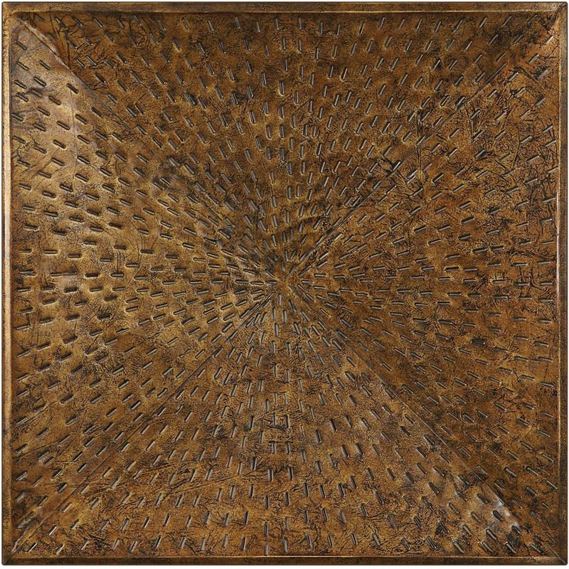 Uttermost Blaise 31 1/2" Square Bronze Metal Wall Art
