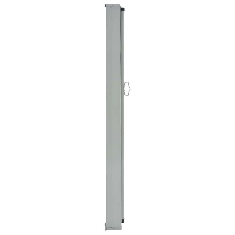 vidaXL Patio Retractable Side Awning 55.1"x118.1" Gray