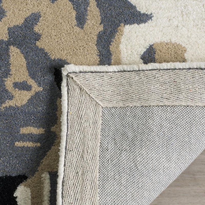 Bella BEL117 Hand Tufted Accent Rug - Ivory/Grey - 3'x5' - Safavieh.