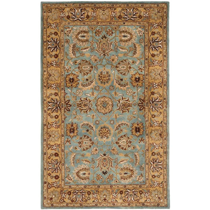 Heritage HG958 Hand Tufted Area Rug - Blue/Gold - 3'x5' - Safavieh