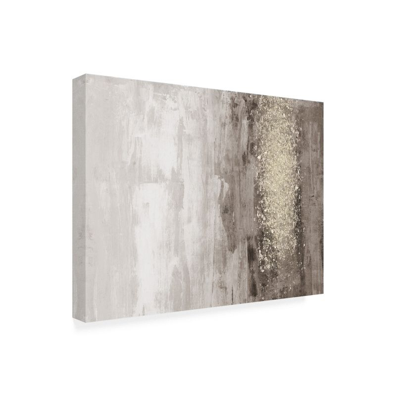 Trademark Fine Art -Jennifer Goldberger 'Glitter Rain I' Canvas Art