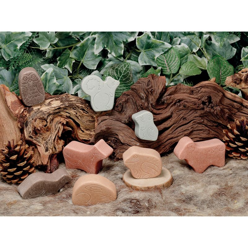 Yellow Door Little Lands – Woodland, Set of 8 Stone Figures