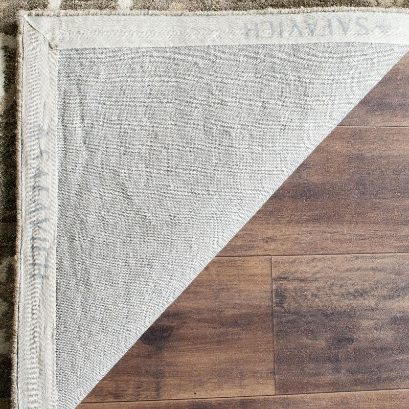 Bella BEL672 Hand Tufted Accent Rug - Brown/Taupe - 2'6"x4' - Safavieh.