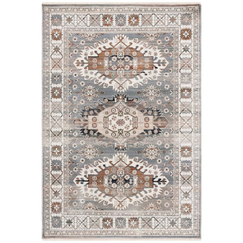 Vintage Persian VTP645 Power Loomed Area Rug - Grey/Cream - 5'3"x7'7" - Safavieh.