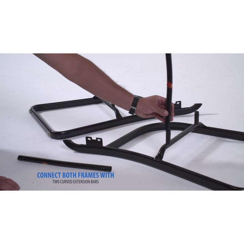 Fabric Sled Base Guest Chair with Arms, Sturdy Metal Frame - Boss Office Products