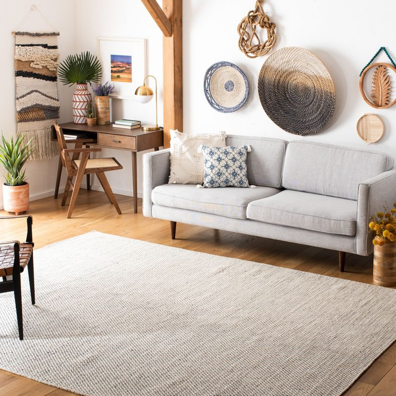 Kilim KLM375 Flat Weave Area Rug - Ivory - 8'x10' - Safavieh