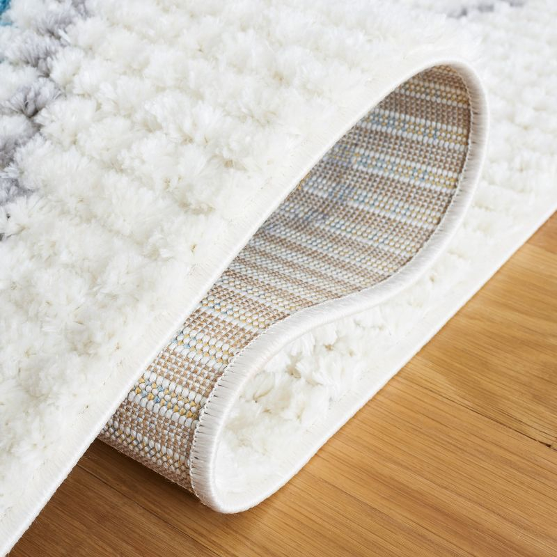 Marrakesh MRK310 Power Loomed Area Rug - Ivory/Gray - 6'7"x6'7" - Safavieh.