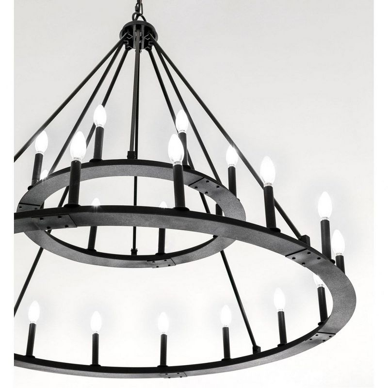 Capital Lighting Pearson 24 - Light Chandelier in  Black Iron
