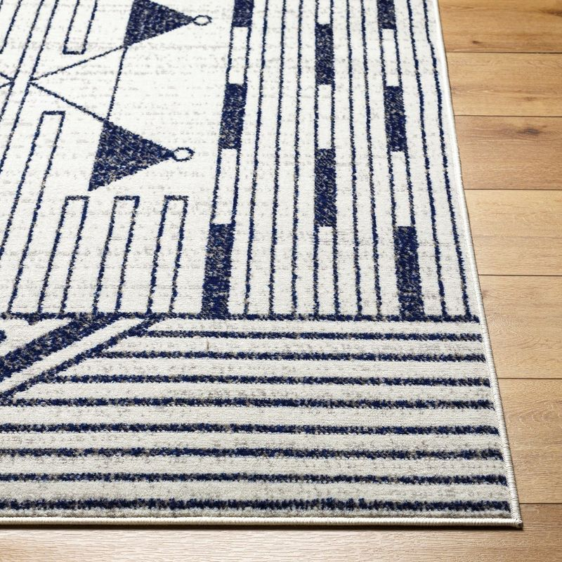 Mark & Day Neerijnen 4'11"x7' Rectangle Woven Indoor Area Rugs Dark Blue