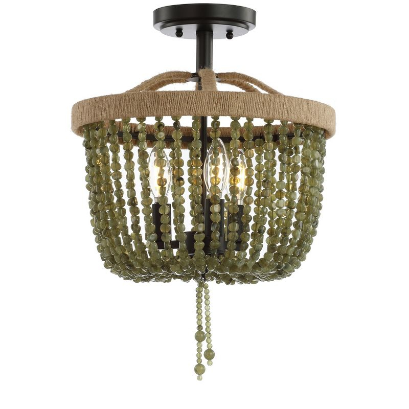 Davin Flush Mount - FLU4040 - Black - Safavieh