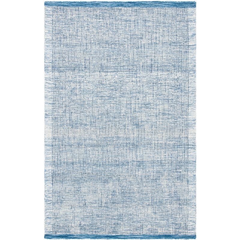 Metro MET151 Hand Tufted Indoor Area Rug - Ivory/Blue - 4'x6' - Safavieh