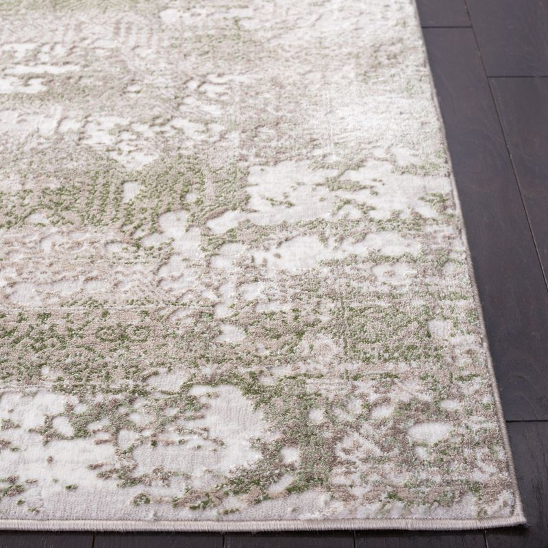 Meadow 500 MDW585 Power Loomed Indoor Area Rug - Beige/Sage - 9'x12' - Safavieh