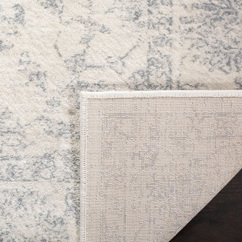 Carnegie CNG631 Power Loomed Area Rug - Cream/Light Grey - 5'1"x7'6" - Safavieh.