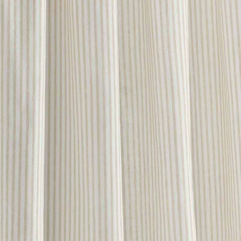 Farmhouse Reyna Ruffle Window Curtain Panels Neutral 54x84 Set