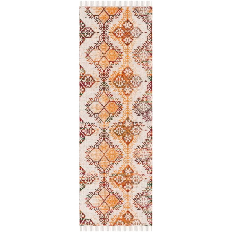 Kilim KLM727 Hand Woven Runner Rug - Ivory/Gold - 2'3"x7' - Safavieh.