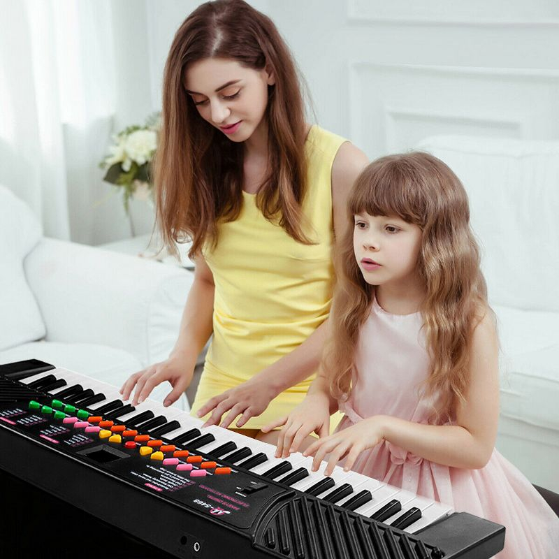 Costway 54 Keys  Electronic Music Keyboard Kid Piano Organ W/Mic & Adapter