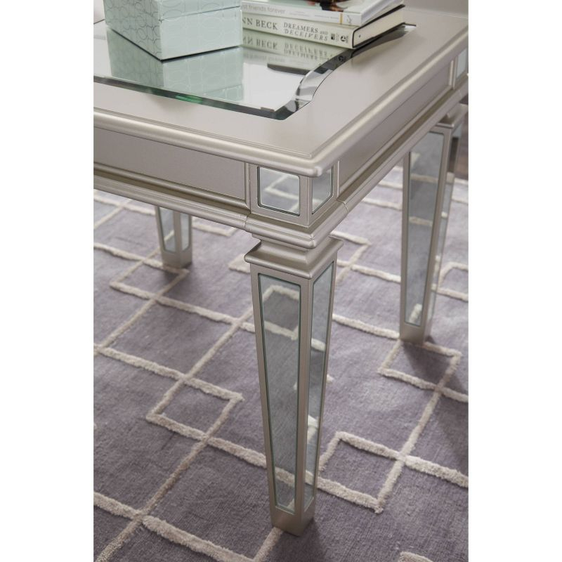 Tessani End Table Silver Finish - Signature Design by Ashley