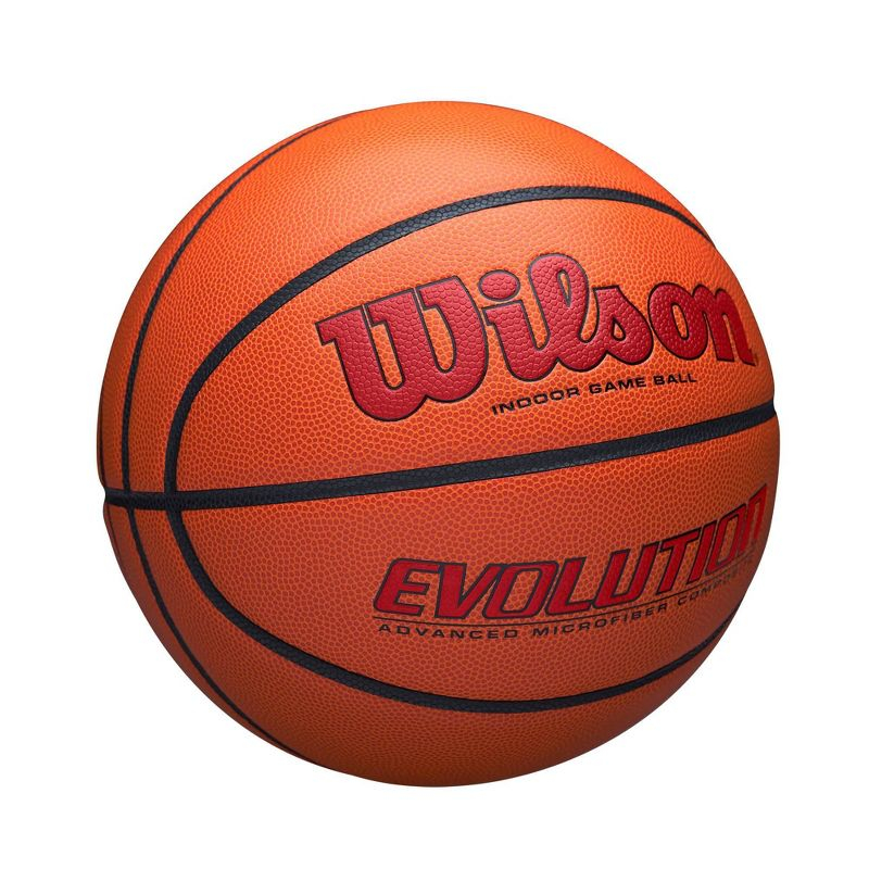 Wilson 28.5'' Evolution Game Basketball - Scarlet