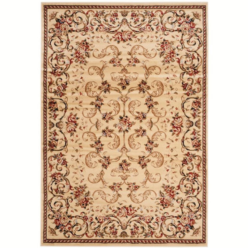 Lyndhurst LNH327 Power Loomed Area Rug - Ivory - 5'3"x7'6" - Safavieh.