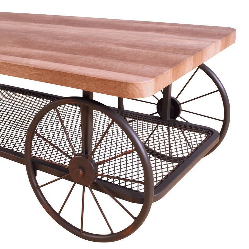 Acme Furniture Francie Coffee Table Oak/Antique Gray
