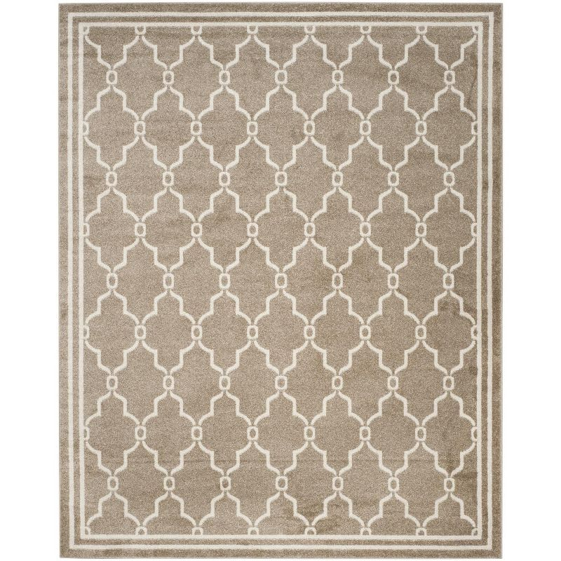 Amherst AMT414 Power Loomed Indoor Area Rug - Wheat/Beige - 8'x10' - Safavieh