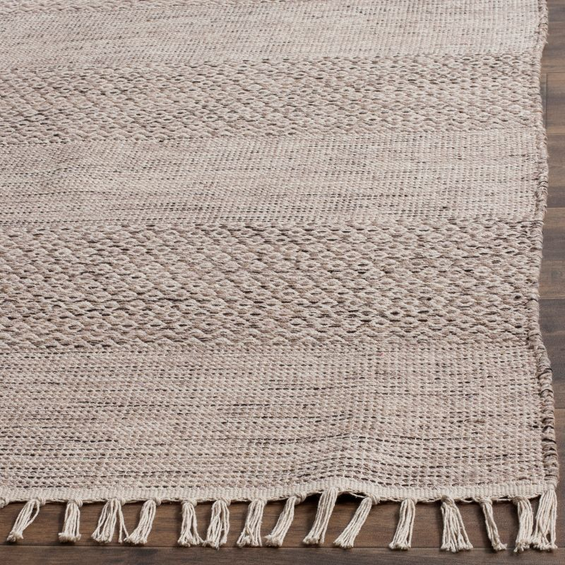 Montauk MTK330 Hand Woven Indoor Area Rug - Ivory/Steel Grey - 8'x10' - Safavieh