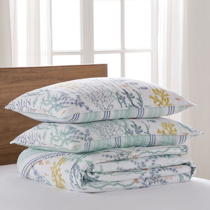 Ocean Meadow King Quilt Set - Levtex Home