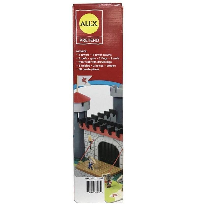 Alex Wooden Dragon Castle Set 55 Pieces