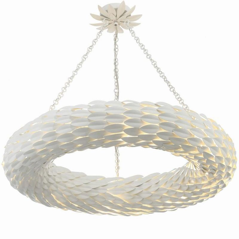 Crystorama Lighting Broche 8 - Light Pendant in  Matte White