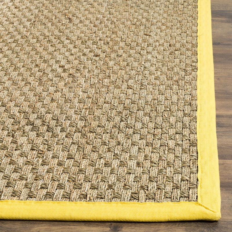 Natural Fiber NF114 Power Loomed Indoor Area Rug - Natural/Gold - 5'x8' - Safavieh.