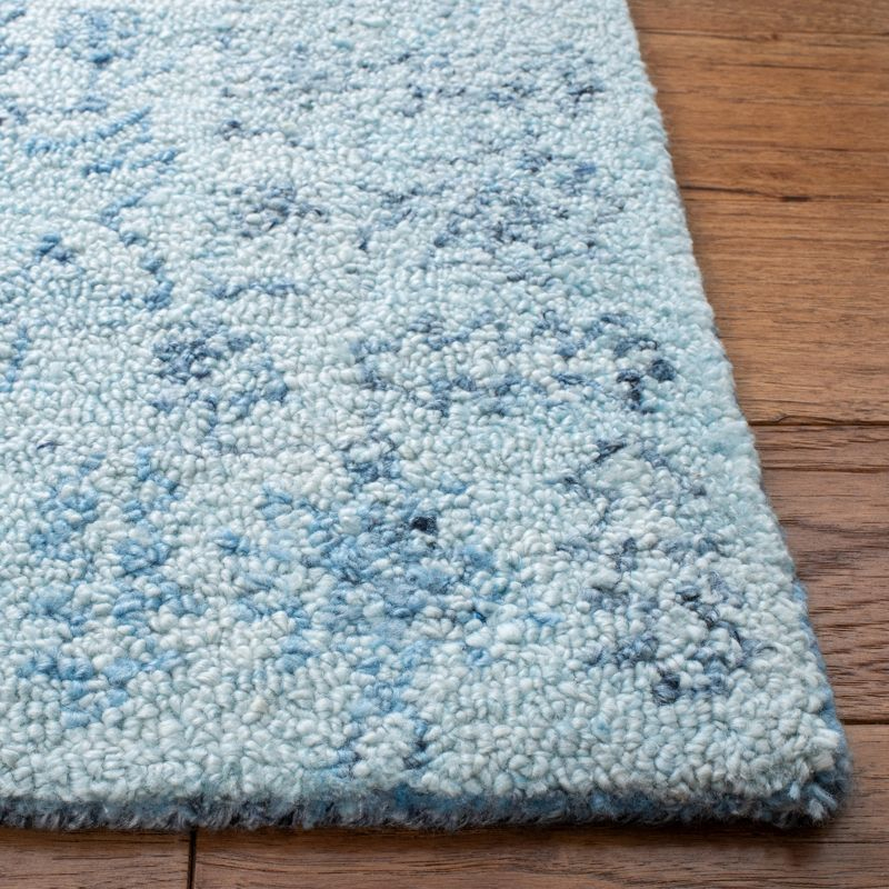 Marquee MRQ112 Hand Tufted Indoor Area Rug - Light Blue/Navy - 6'x6' - Safavieh