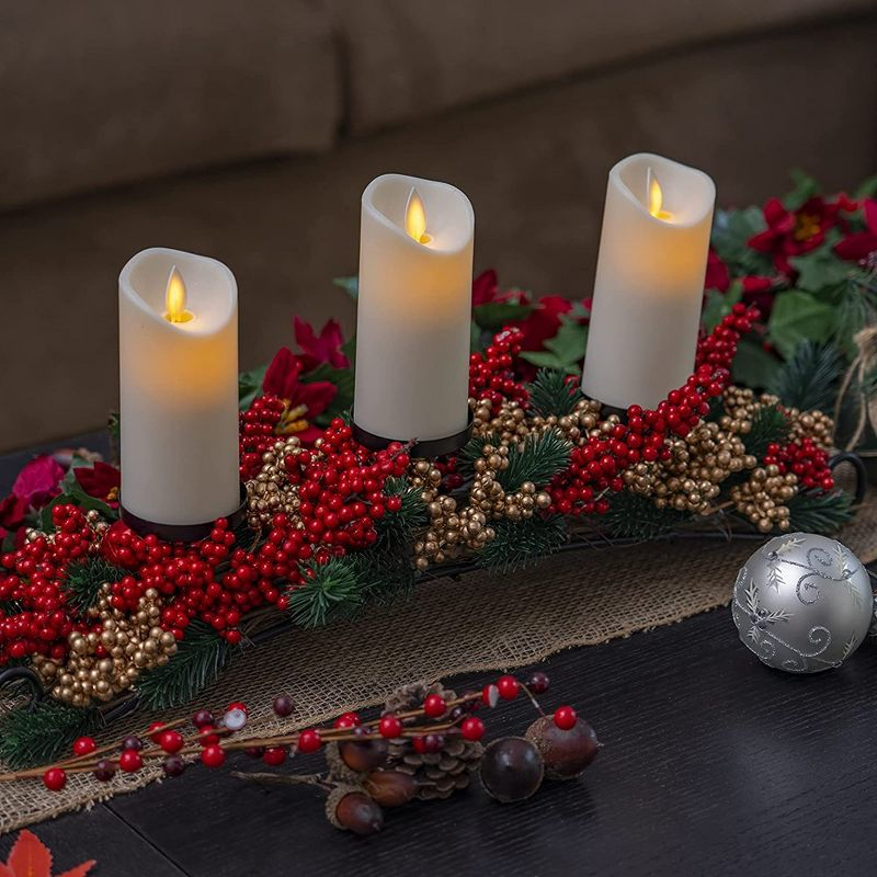 Ornativity Christmas Décor Candle Holder Centerpiece