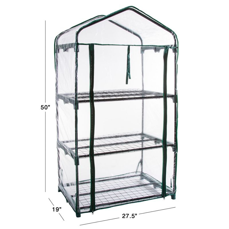 Nature Spring 3-Tier Mini Garden Greenhouse
