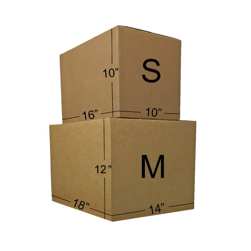 UBMOVE 36 Moving Boxes 2 Room Basic Moving Kit, Tape, Bubble, Packing Paper
