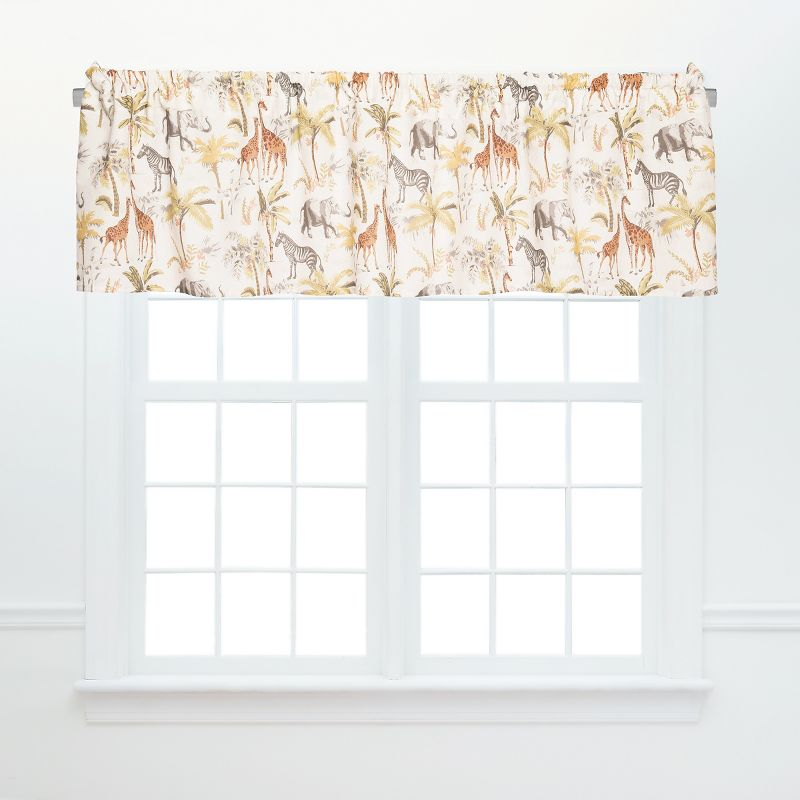 Nico Safari Multicolored Valance (Set of 2)