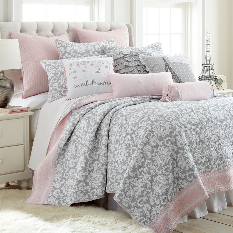 Margaux Quilt Set - One Full/Queen Quilt and Two Standard Shams - Levtex Home