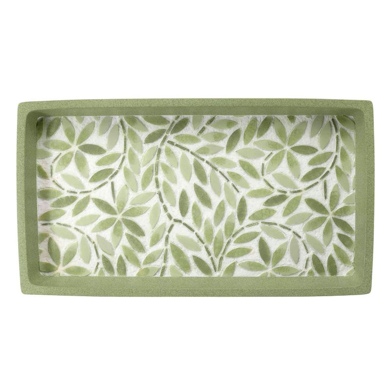 Avanti Linens Stratford Green Tray