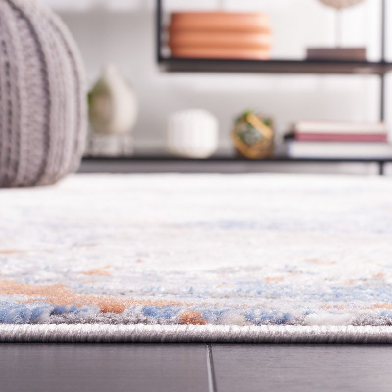 Eternal ETL230 Power Loomed Indoor Area Rug - Grey/Blue Gold - 5'3"x7'6" - Safavieh