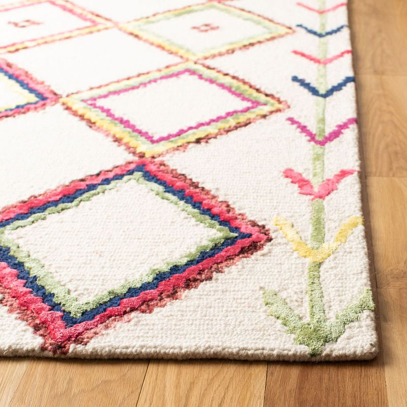 Bellagio BLG563 Hand Tufted Runner Rug - Ivory/Multi - 2'3"x7' - Safavieh.